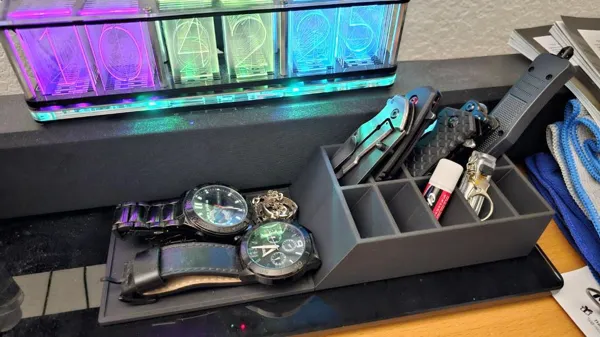 Range-couteaux EDC avec vide-poche