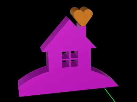 casa con cuore