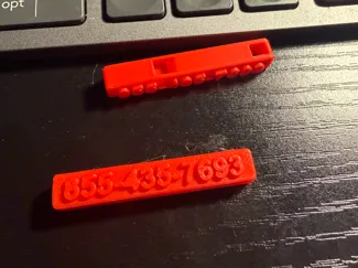 Mini Anti ICE Whistle - Illinois Information 
