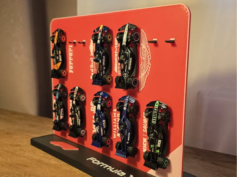 HW F1  mainline wall 1:64 /stand NO AMS 