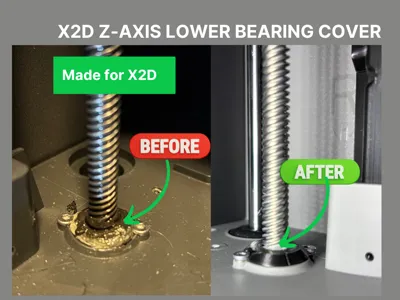 X2D Lower Z-Axis Bearing Cover