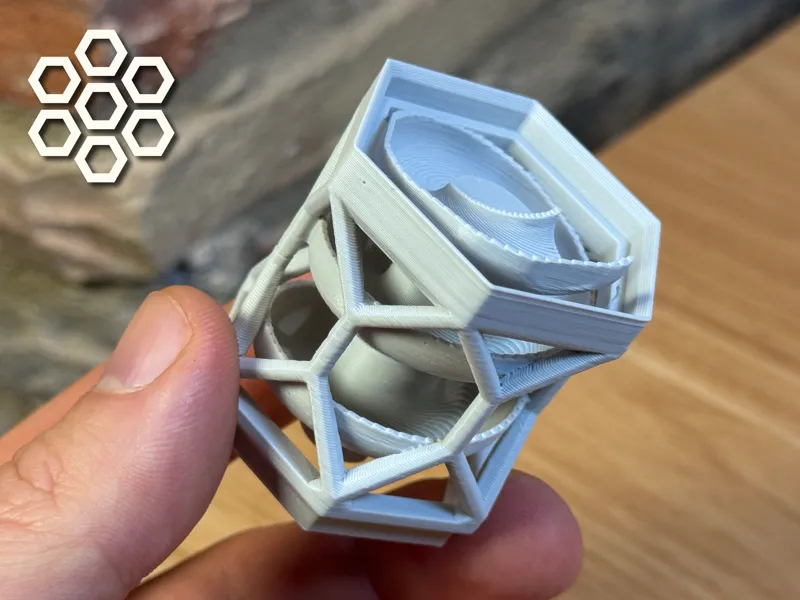Roll Hexfinity Spirals - Elegant, Stackable Paths