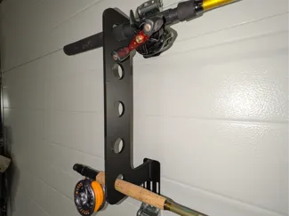 Garage Door Fishing Rod Holder