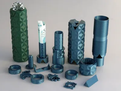 Puzzle Tube for gifting cash