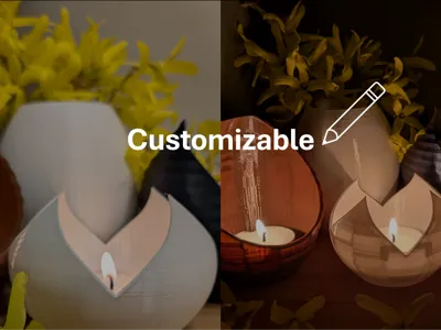 Easter Tea light and Vase collection