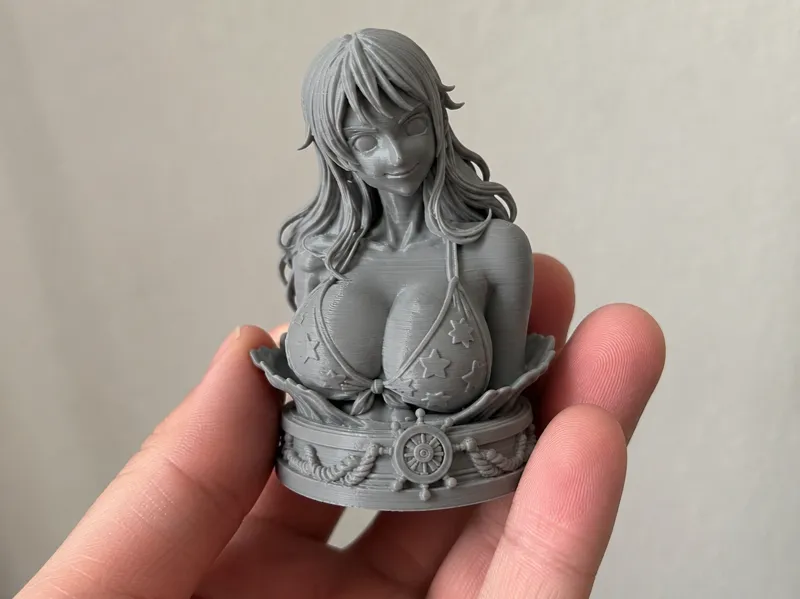 Scary Nami From One Piece Anime 3D Model Fan Art