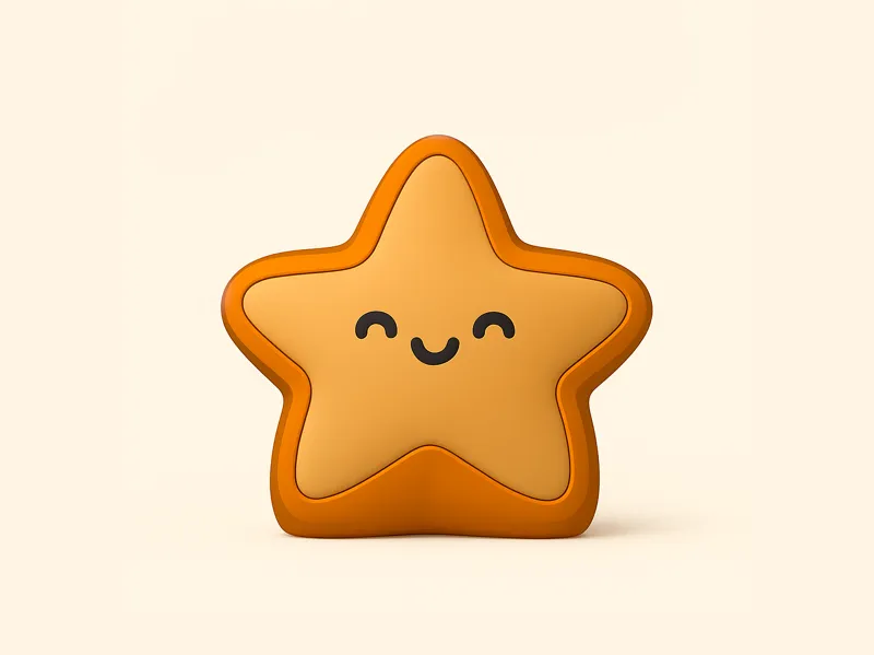 Keychain Star Kawaii (2 Variants)