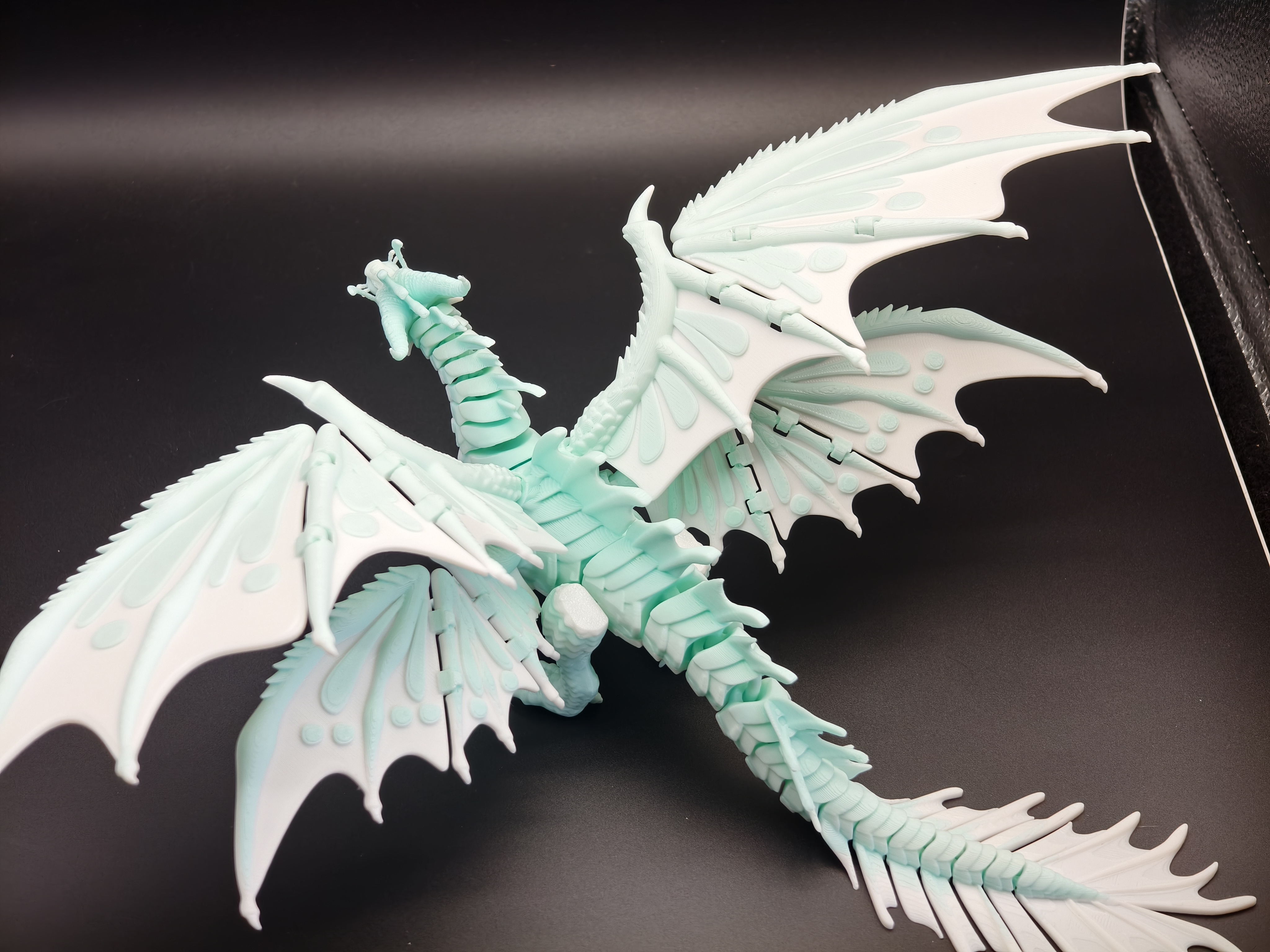 Miniatura 3 do modelo 3D 海翼丝翼混血飞龙，无需支撑，MINI可打