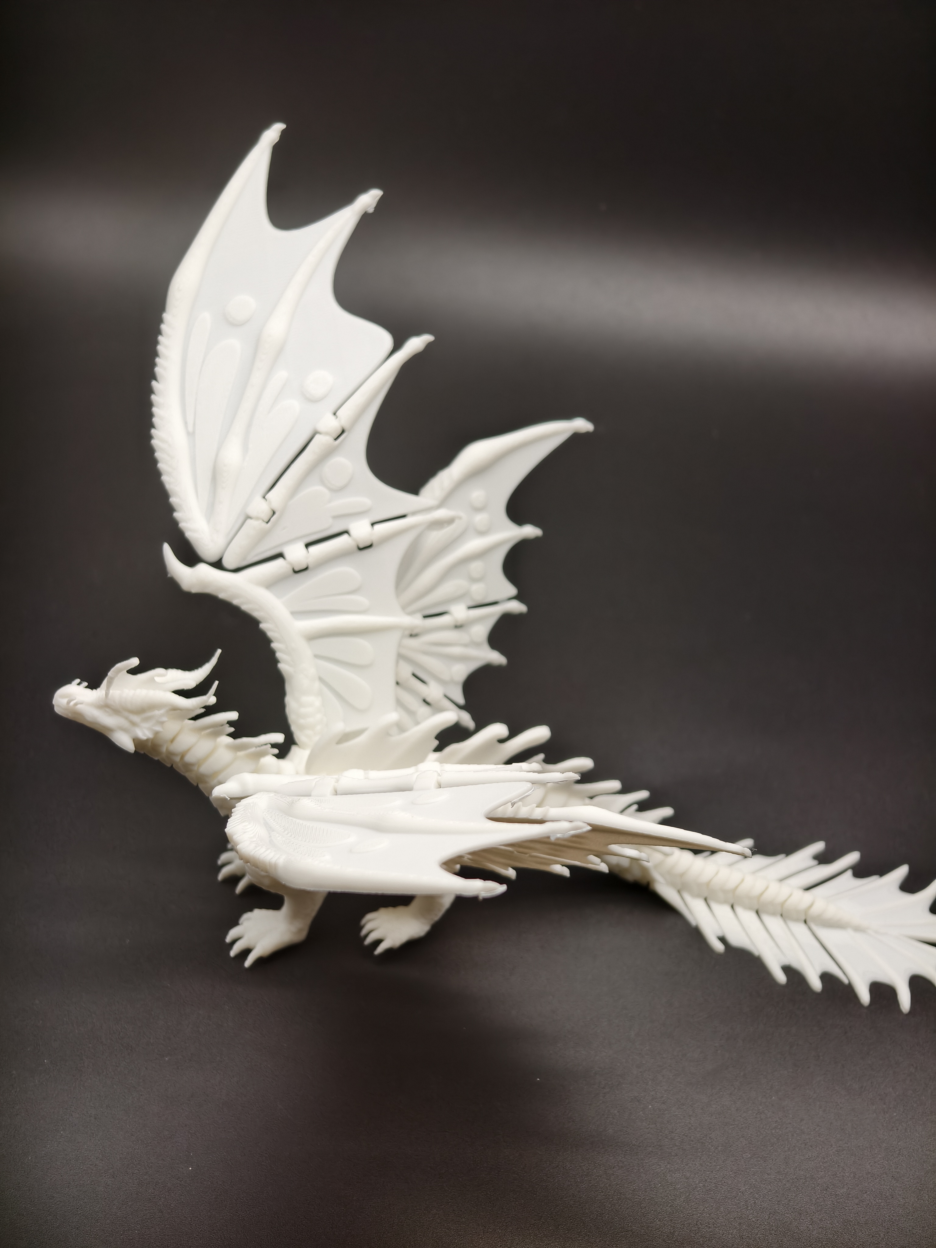 Miniatura 2 do modelo 3D 海翼丝翼混血飞龙，无需支撑，MINI可打