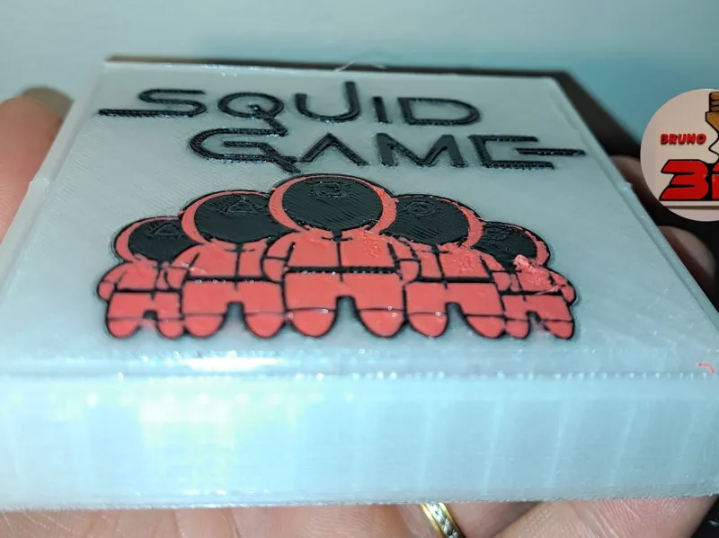 Home switch decoration with SQUID GAME