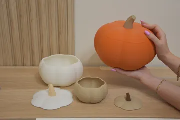 Organizador: Minimalist Pumpkin Storage Boxes - Set of 3 — vista de referencia 3