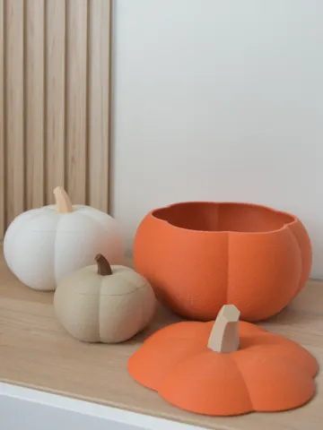 Organizador: Minimalist Pumpkin Storage Boxes - Set of 3 — vista de referencia 2