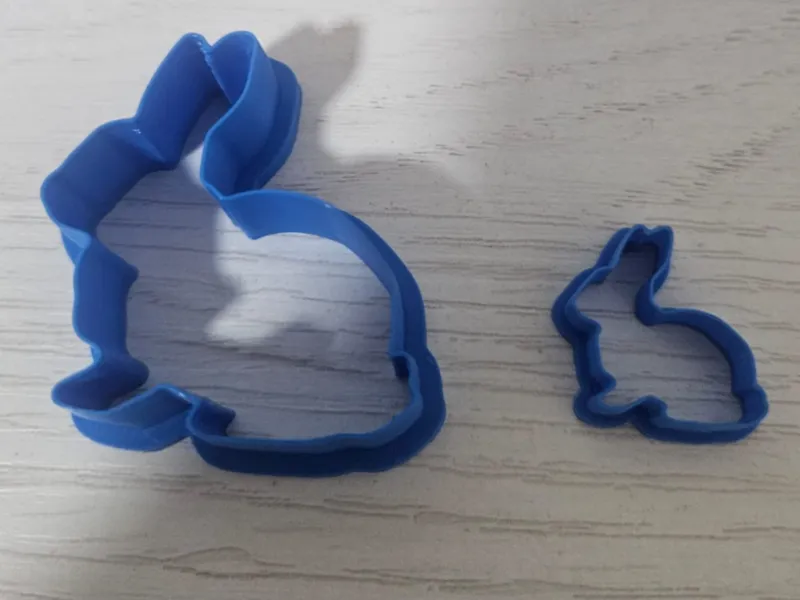 cortador con forma de conejito 2 medidas