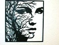 Cadre femme et nature — photo 2