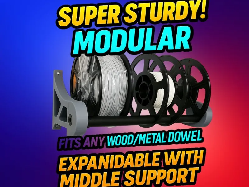 Filament Rack – Modular & Sturdy Spool Holder