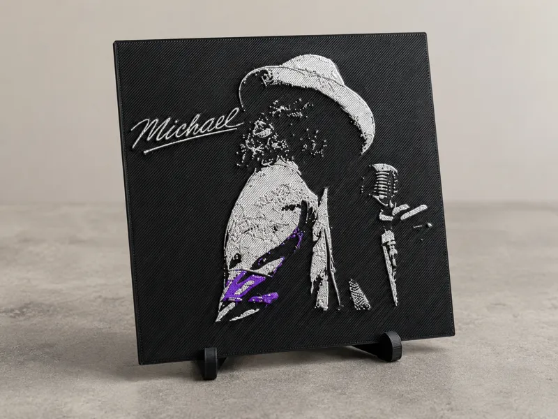 Michael Jackson HueForge Poster