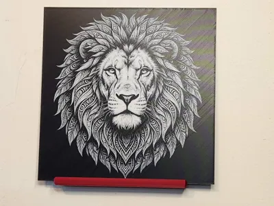 Hueforge - Detailed Ornate Lion Head