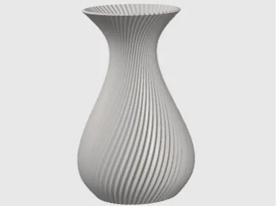 Curly vase