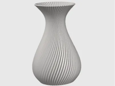 Curly vase