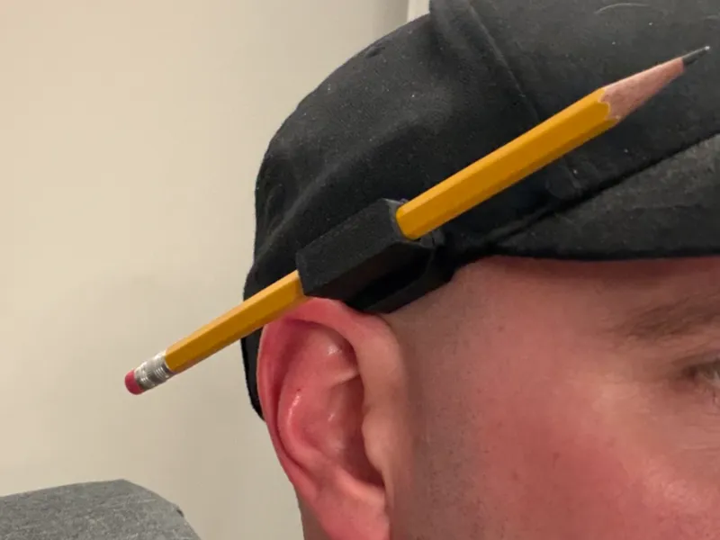 Magnetic Pencil Holder for Hats