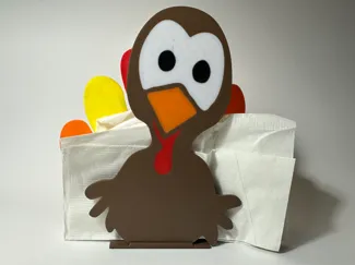 Napkin Holder - Thanksgiving Turkey Decor