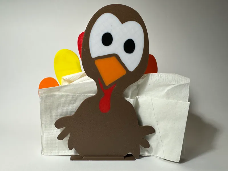 Napkin Holder - Thanksgiving Turkey Decor
