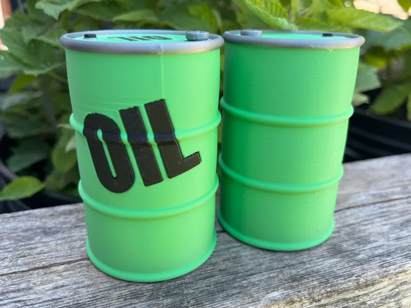 1:12 Scale Oil Drum Accessory