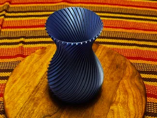 Ribbed Vase