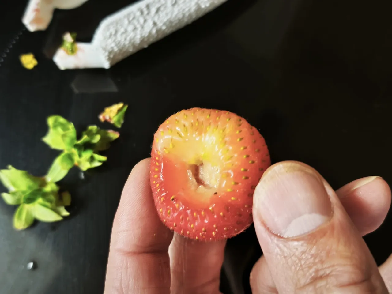 Ergonomic Strawberry Huller & Leaf Remover view 4