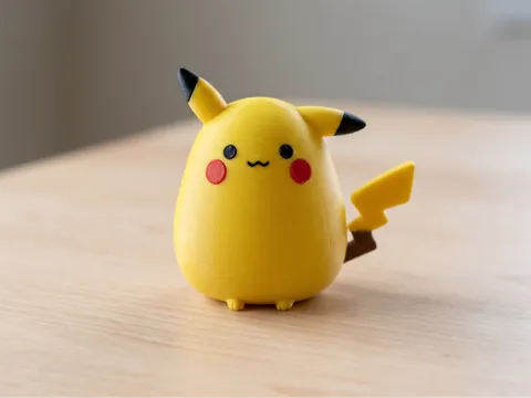 Modelo para impresión 3D: Chubby Pikachu Pokémon toy — referencia de MakerWorld