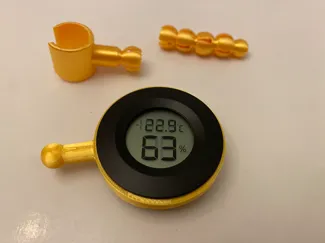 Thermometer & Hygrometer Holder for Printer Tent