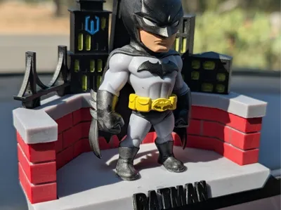 Mini Gotham Rooftop Display for Tesla