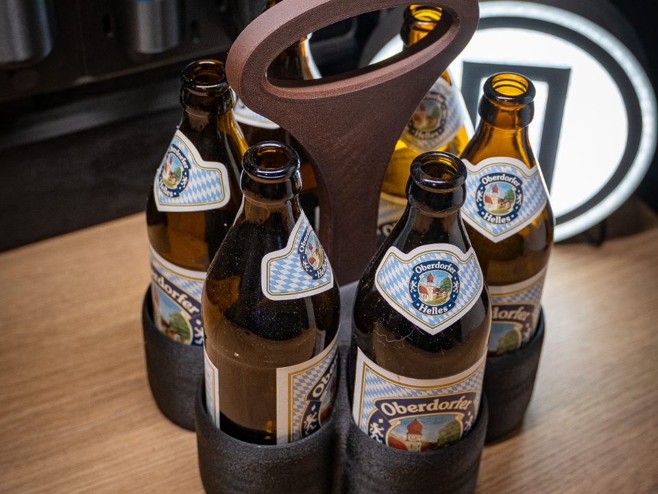 Runder Bierträger / Sixpack für 0,5 l Flaschen