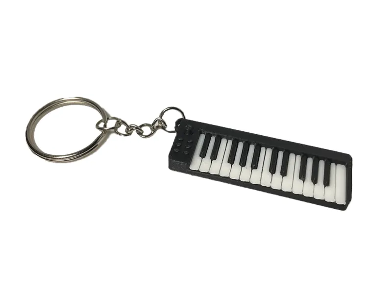 Keyboard Piano Keychain