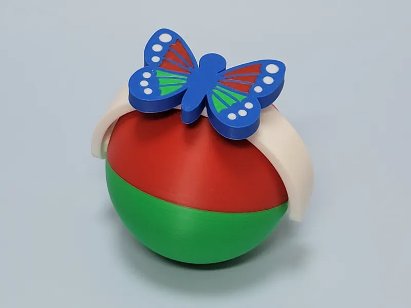 Roly-Poly Butterfly for Crawling Play