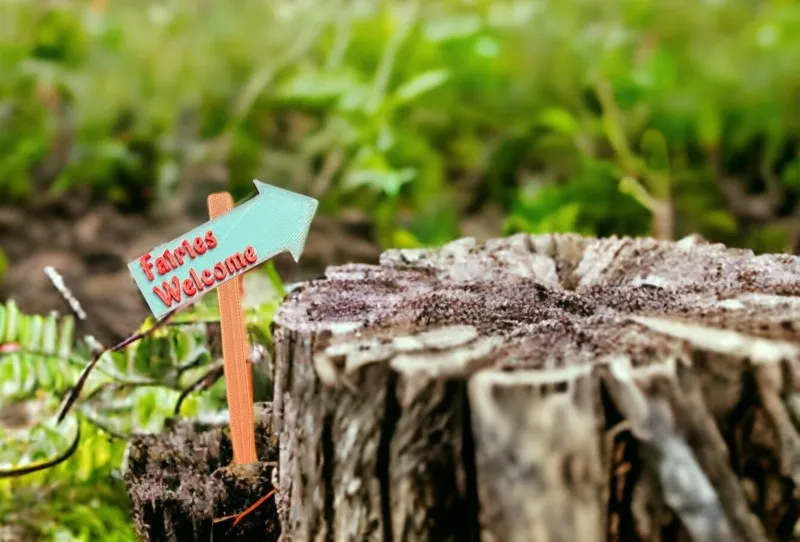 Fairies Welcome Sign