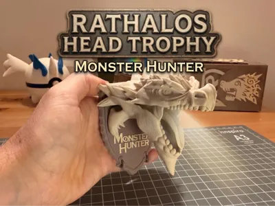 Rathalos Head Trophy – Monster Hunter