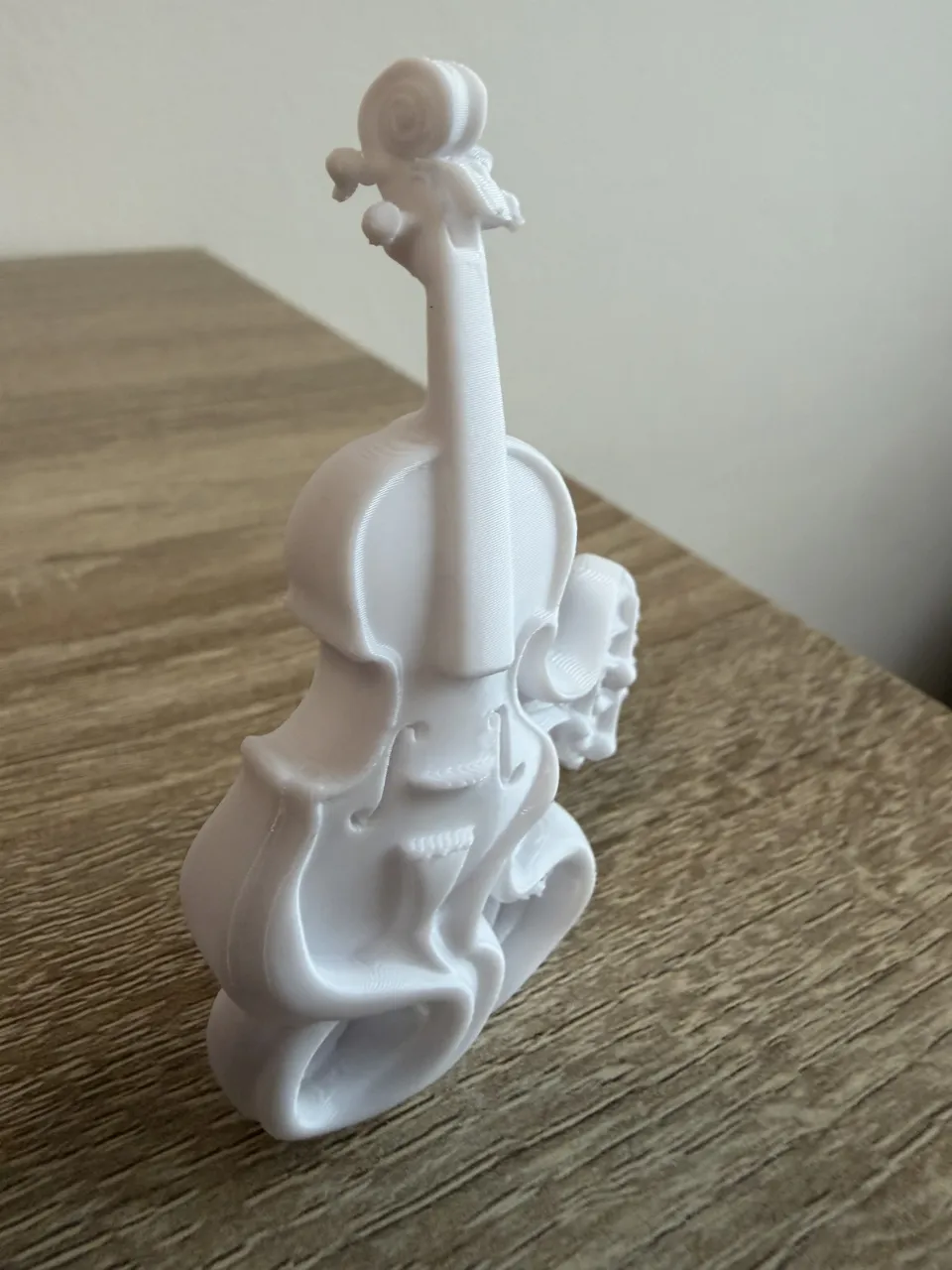 Melting violin view 3