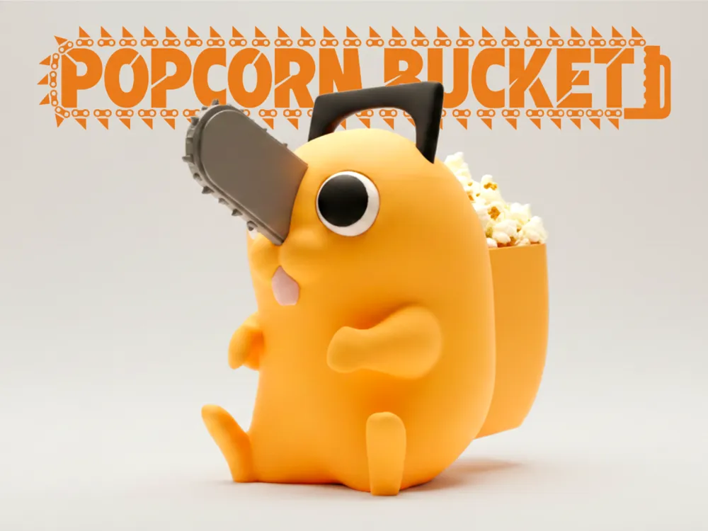 ポチタ ポップコーンバケット - チェンソーマン 作成者： P4trik