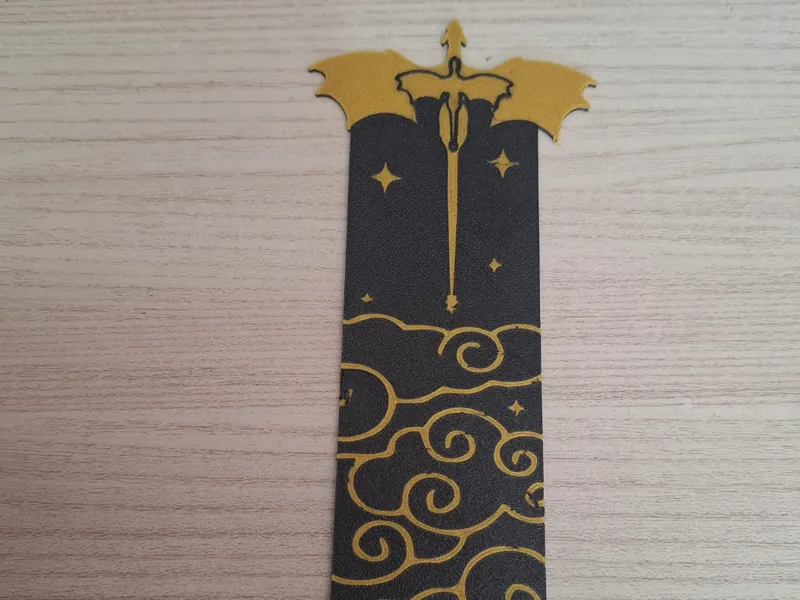 Fourth Wing bookmark - Dragon Bookmark v1