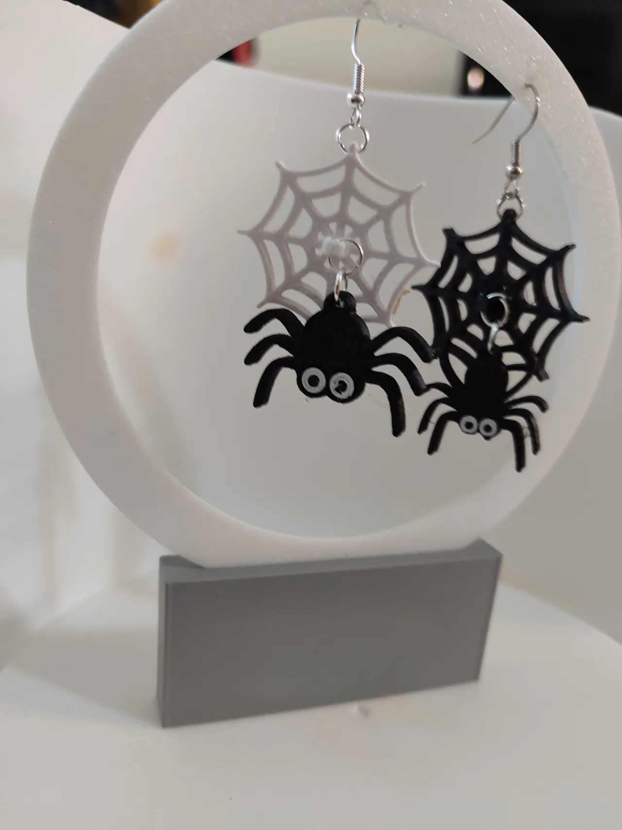 Pendientes Araña y Telaraña para Halloween view 4