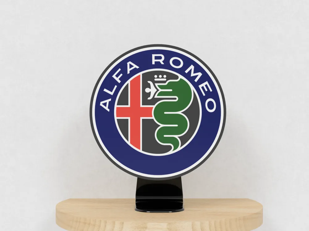 Alpha Romeo Box Alfa Romeo Lightbox - Free 3D Print Model - MakerWorld