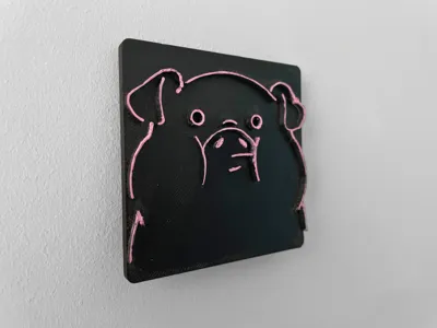 Gravity Falls Waddles Sign