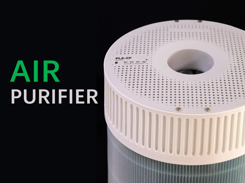 AIR PURIFIER拓竹料盘空气净化器无线有线双模版适配小米滤芯20cm