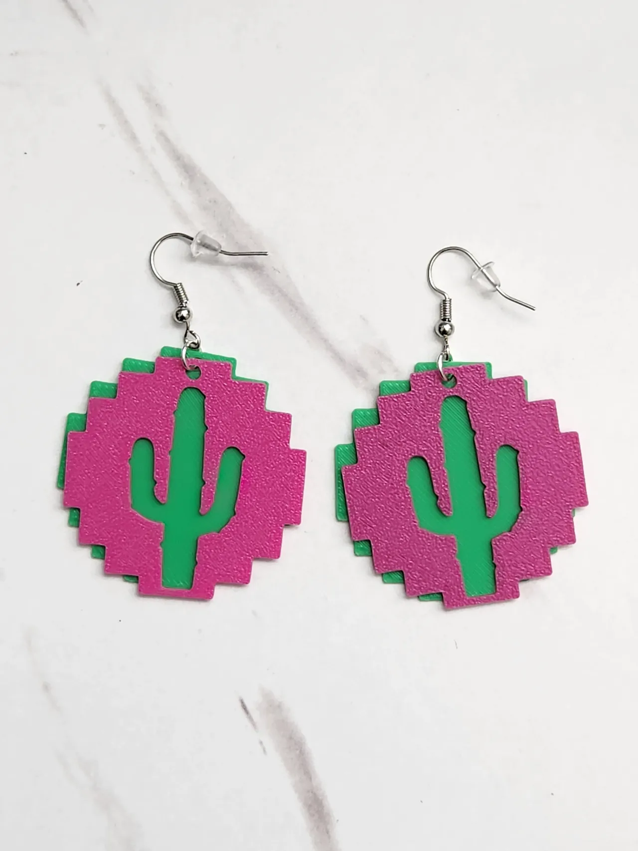 Cactus Earrings view 2