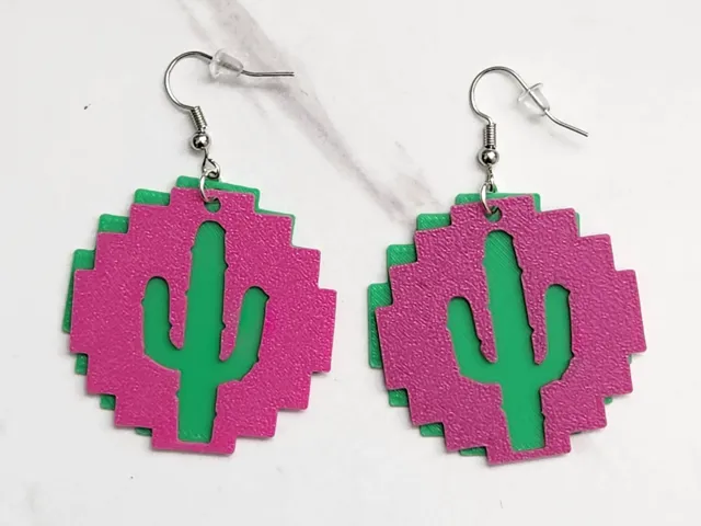 Cactus Earrings