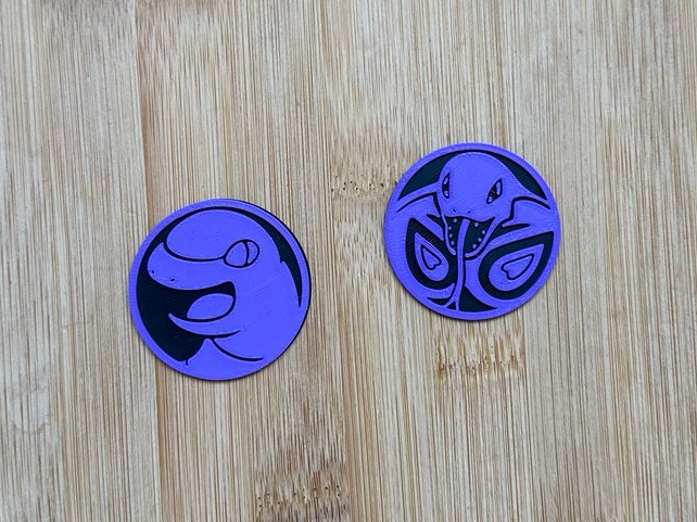 Ekans Evolution Coin (Pokemon Gen1)
