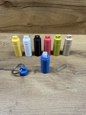 Key Chain Storage Container Keychain storage compartment by mika - MakerWorld
