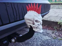 Punk Skull Hitch Ball cover - 0.2mm layer, 2 walls, 15% infi