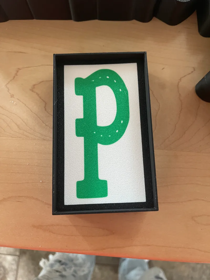 Portage Mustangs light box